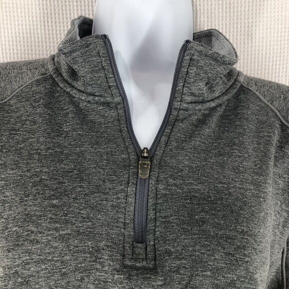 Champion fleece Top women’s XL gray long sleeve activewear 1/4 zip sweatshirt - Picture 3 of 6